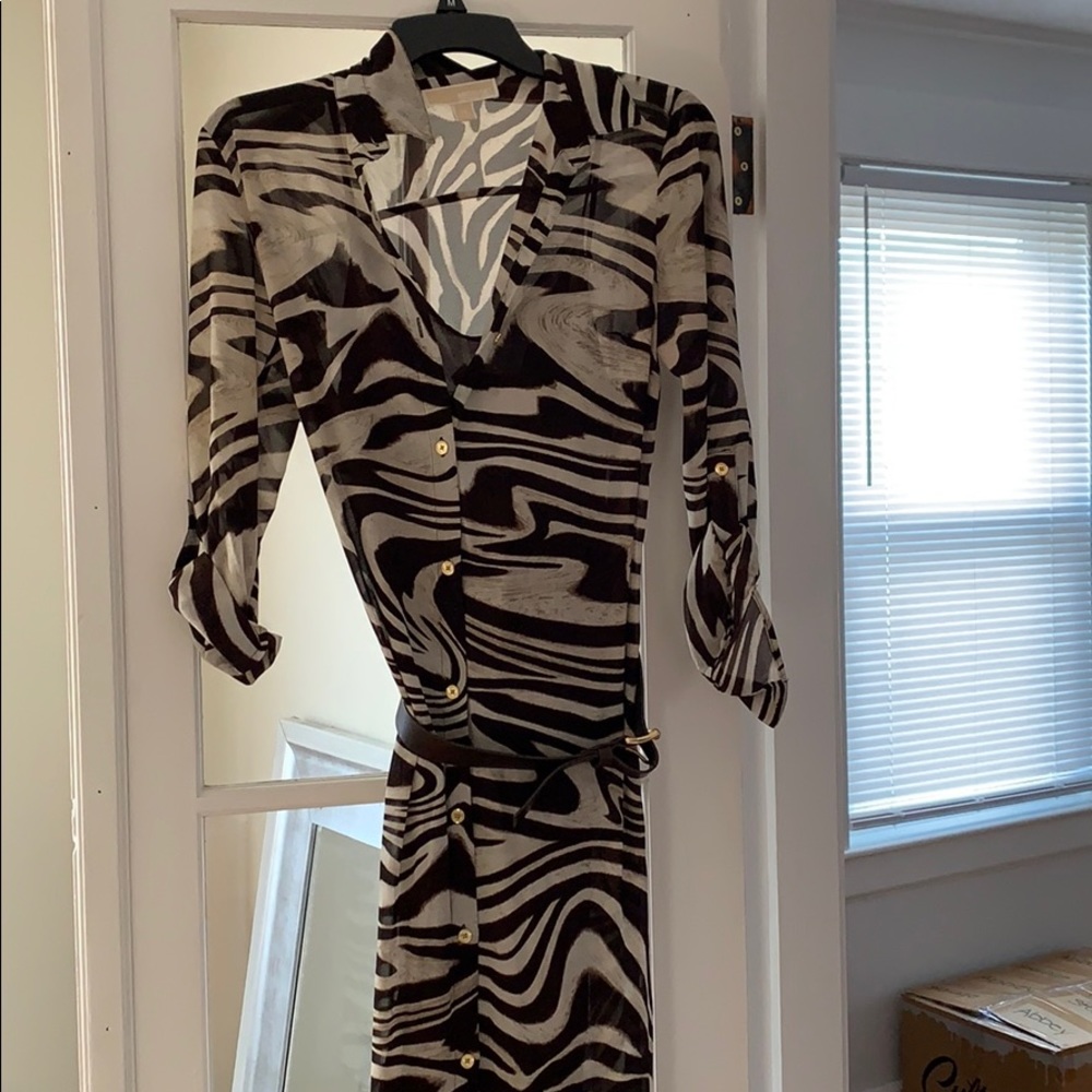 Printed vaca dress